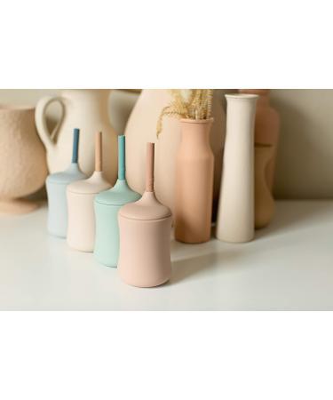 NEUTBABY Silicone Cup | Durable 3 Stage Toddler Cups | Easy to Clean Muted Color Cup in Sand Beige - Buy Online on GoSupps.com