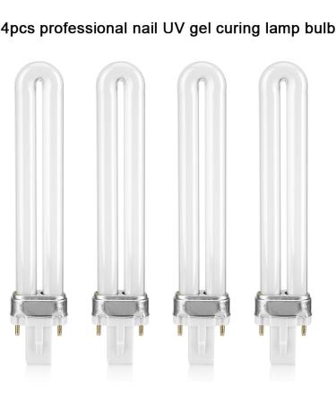 Buy 4pcs 9W UV Tubes for Nail Lamp - Perfect Replacement for UV & Gel Nails | International Shipping Available - Buy Online on GoSupps.com