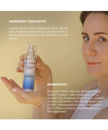Advanced Hydrating Booster: Hyaluronic Acid Face Serum for Anti-Aging Brightening & Restoring Hydration - 1.8 Oz - Buy Online on GoSupps.com