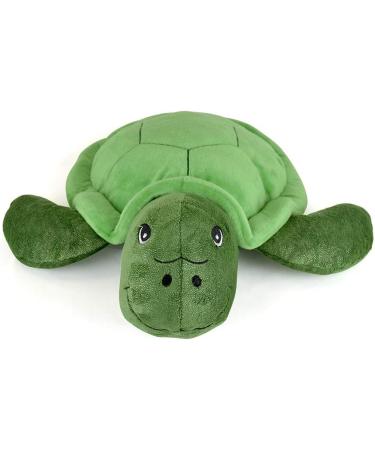 Habigail Hot Water Bottle with Plush Cover - Green Turtle Design (2 Pack) - 1 Litre Natural Rubber Bag for Warmth and Comfort - Buy Online on GoSupps.com