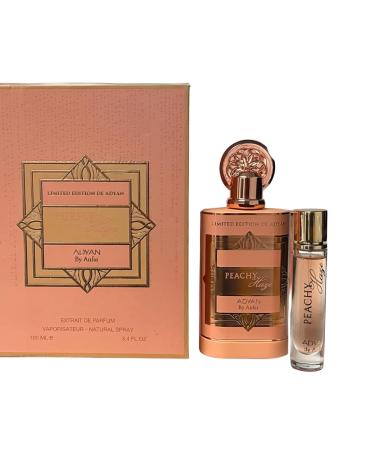 Peachy Haze Extrait De Parfum 100Ml 3.4Oz + Decant Limited Edition - Original Fragrance From Dubai - Unisex Perfume with Top Notes Of Peach Blood Orange Cardamom and Heliotrope