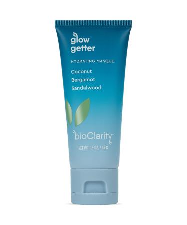 BioClarity Glow Getter Hydrating Face Mask | 100% Clean Vegan Ingredients | Contains Coconut Bergamot Sandalwood | Smooth & Soften Skin | 1.5 oz.
