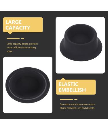 Beaupretty 2-Piece Stainless Steel Shaving Cup Set - Foam Shell Razor Bowl & Silicone Soap Dish - Perfect Gift for Men - 11x11cm - Buy Online on GoSupps.com