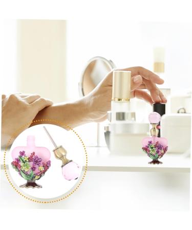 Bottle Retro Purple Home Decor Egyptian Jewelry Lotus Flower Essential Oil Bottle Container Essence - Buy Online on GoSupps.com