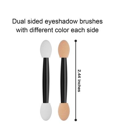 120PCS Disposable Dual-sided Eye Shadow Sponge Applicators with Container - 2.44' Length Makeup Brushes - Buy Online on GoSupps.com