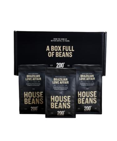 200 Degrees Brazilian Love Affair Whole Bean Coffee Gift Box