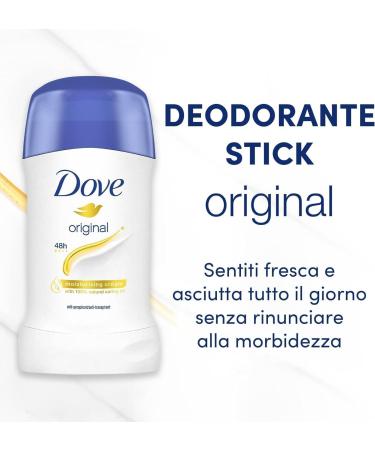  Italian Gourmet E.R. Dove 12-Pack Anti-Draining Stick Deodorants with Moisturizing Cream 1/4 - Up to 48 Hour Protection - With Nourishing Oil - For Men and Women - 12 x 40ml + Italian Gourmet Pulpa 400g - Buy Online on GoSupps.com