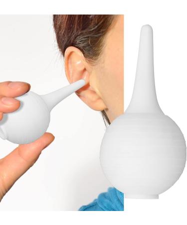 30ml Suction Ear Syringe with Soft Rubber Tip for Camera - Gentle Ear Cleaning Bulb - Buy Online on GoSupps.com