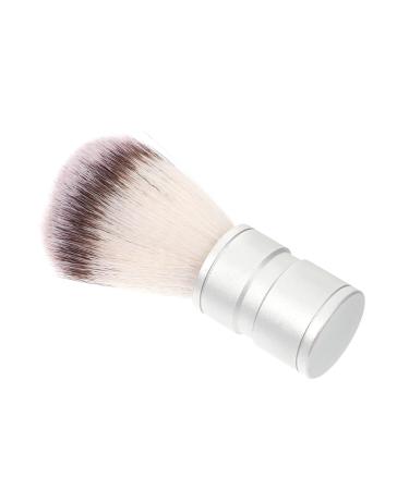 NOLITOY Nylon Shaving Brush Beard Brush Beard Shaving Brush Mens Shaving Brush Mens Hair Shaving Brush Man Metal Bowl Stainless Steel Metal Handle Shaving Brush