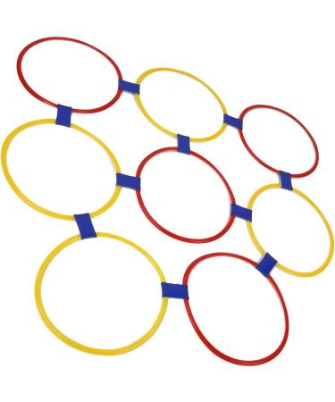 Sensory Training Hoops Hopscotch Hoop 10PCS Plastic Material Environment Friendly Multipurpose for Daily Entertainment (L 6.2x36cm) - Buy Online on GoSupps.com