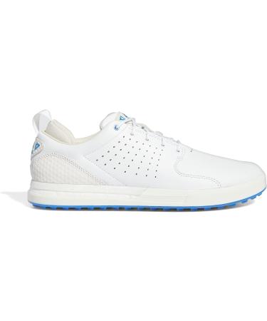 adidas Men's Flopshot Spikeless Golf Shoes 11 - Footwear White/Gold/Blue Rush - Buy Online on GoSupps.com