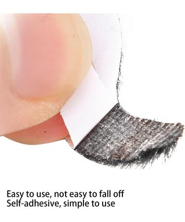 7 Pcs Fake Mustache Self Adhesive Fake Mustache Novelty Black Mustache Stickers Set for Cosplay Costume and Halloween Party - Buy Online on GoSupps.com