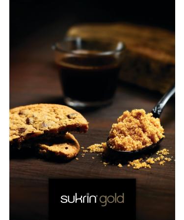 Sukrin Gold - Natural Brown 1:1 Sugar Substitute | Erythritol and Stevia Sweetener | Zero Calorie | Keto and Low Carb Diets | 500g (Pack of 1) - Buy Online on GoSupps.com