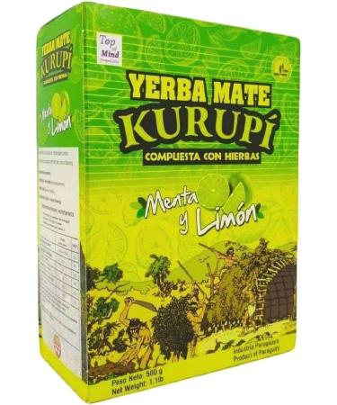 Kurupi Yerba Mate Mint and Lemon 500g - Buy Online on GoSupps.com