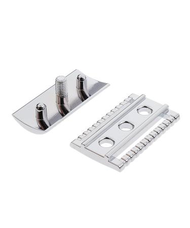 Men's Double Edge Safety Razor Set - 3 Classic Alloy Manual Shavers in Silver | Premium Grooming Essentials for a Close Shave - Buy Online on GoSupps.com