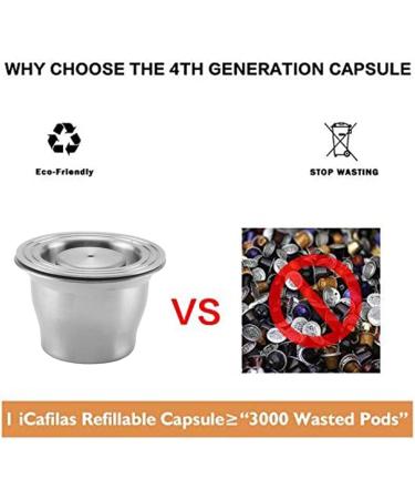 Tassety Reusable Capsules Set of 3 Refillable Tampons for + 1 Tamper + 1 + 1 + 1 Brush - Buy Online on GoSupps.com