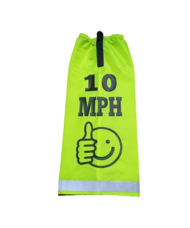 HORSE Hi Viz Fluorescent Tail Sleeve Equestrian Riding Safety Horse Tail Guard High Visibility Horse Riding Hi Viz Horse Reflector Flo Yellow (Horse FLO YELLOW 10 MPH) Horse FLO YELLOW 10 MPH