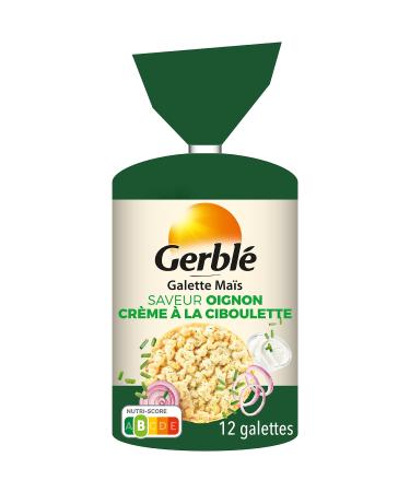 Gerblé Corn Cakes Onion and Chive Flavor, 12 Cakes, 124g, 210590