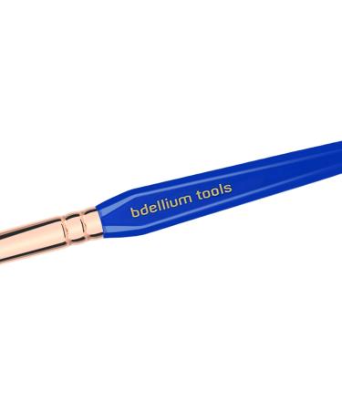 Bdellium Tools Professional Makeup Brush - Golden Triangle 925 Duo Fibre Fan | Vegan Soft Synthetic Fibers | Lightweight Application & Highlighting (Blue 1pc - Buy Online on GoSupps.com