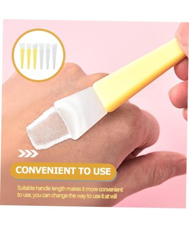 Angoily 2 Sets Mask Brush Cosmetic Beauty Tool Skincare Mask Foundation Brush Makeup Spoon Mud Mask Diy Makeup Facial Brush Facial Mud Brush Nursing Pp Sector Silicone Brush Miss - Buy Online on GoSupps.com