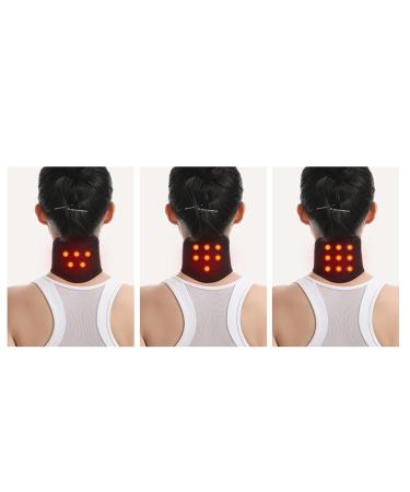 Shakven Neck Support Collar Collar Neck Pad Warm Hot Compress Support Brace Adjustable Magnetic Support Brace For Neck For Sleeping - Buy Online on GoSupps.com