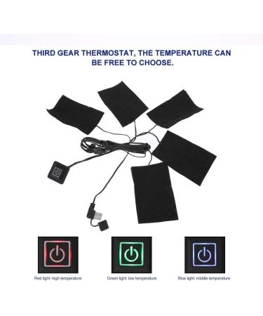 Buy FILFEEL USB Cloth Heater for Heated Vest - Adjustable Temperature Electric Heating Pads - Ideal for Winter Warmth & Comfort - Buy Online on GoSupps.com