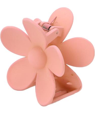 Flower Shape Hair Claw Clips Good Decoration Effect Lightweight Matte Surface Hair Catch Clip Non Slip Alloy Spring for Women Girls Headwear(Meat meal) - Buy Online on GoSupps.com