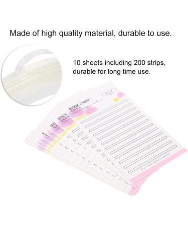 Lot de 10 Cartes de Rangement pour Extensions de Cils Faux ventails en Papier Organisateur de Maquillage avec Ruban Adh sif Double Face pour D butants en Greffe de - Buy Online on GoSupps.com