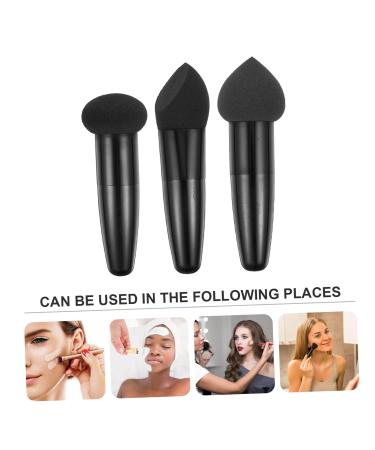 FRCOLOR 3pcs Heart Shaped Makeup Pens - Portable Face Wash & Blending Sponge Tool for Beauty - Multipurpose Cosmetic Set - Buy Online on GoSupps.com