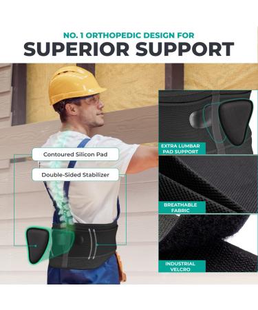 Modvel Back Bandage Lumbar Support for Men & Women - Orthopedic Posture Corrector & Back Pain Relief - Available in S/M/L Nude  - Buy Online on GoSupps.com