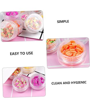 FOMIYES 48 Boxes Fruit Slice Diy Manicure Nail Art Decoration Fruit Slices Nail Salon Sticker Nails Decoration Ceramic Decor Cellphone Craft Slice Nail Art Slices Bracelet Filling 3d - Buy Online on GoSupps.com