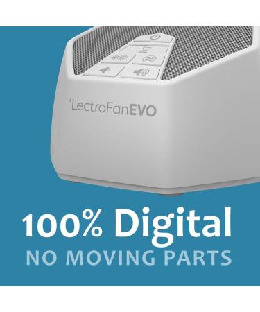 Adaptive Sound Technologies LectroFan EVO Sleep Sound Machine | Non-Looping 22 Fan & White Noise Variations with Ocean Sounds | Sleep Timer Included - Buy Online on GoSupps.com