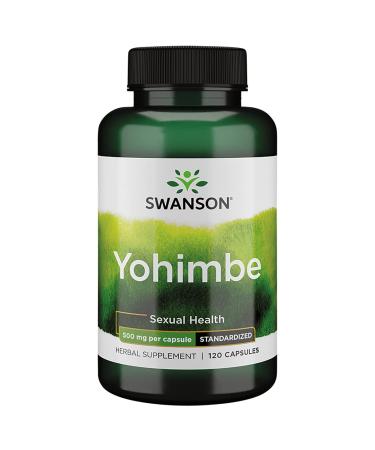 Swanson Yohimbe (Standardized) 500 Milligrams 120 Capsules