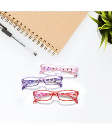 5 Pack Women's Blue Light Blocking Reading Glasses - Anti UV Multicolor 1.25x - Clear Vision & Comfort - Buy Online on GoSupps.com