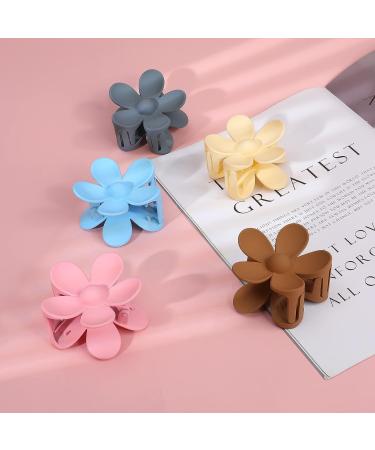 MINXIAN Matte Flower Hair Claw Clips for Women and Girls - 20PCS in 20 Colors - Buy Online on GoSupps.com