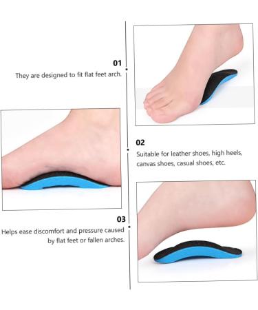 Gatuida 6 Pairs Palm Sole Pad Arch Support Insoles - Comfortable Shoe Inserts & Cushions for Men - Foot Orthotic Arch Support - Buy Online on GoSupps.com