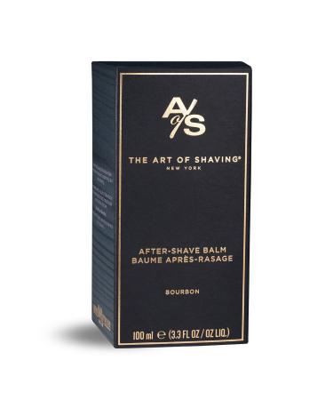 The Art of Shaving After-Shave Balm for Men - Bourbon Scented Face Moisturizer 3.3 oz, Clinically Tested for Sensitive Skin - Buy Online on GoSupps.com