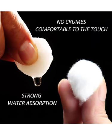 300 Absorbent Cotton Balls | Pure White Cotton Balls for Makeup Removal - Fat-Solter Quality - Buy Online on GoSupps.com
