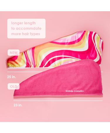 GrandeHAIR Satin & Microfiber Towel for Effortless Hair Care - Fast International Shipping - Buy Online on GoSupps.com