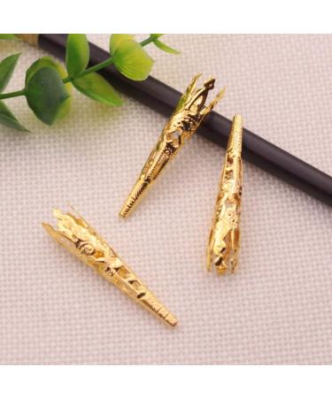 ARTIBETTER 100pcs Flower Bead Caps - Tibetan Style Metal Filigree Cones for DIY Jewelry Making (Golden) - Buy Online on GoSupps.com