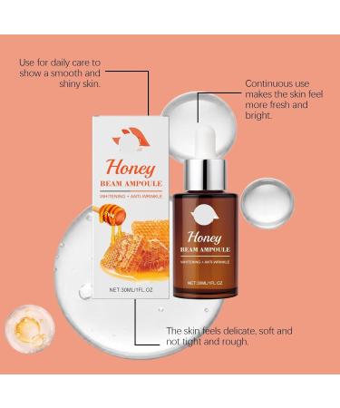 TS TAC-SKY Honey Facial Serum - Hydrating Oil-Control Brightening & Firming Essence For Smooth Glowing Skin(3PCS) - Buy Online on GoSupps.com