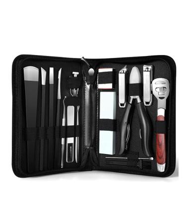 MSCHENZW 16 Piece Pedicure Suit Professional Pedicure Knife Set Stainless Steel Pedicure Knife for Peeling and Manicure in the Household