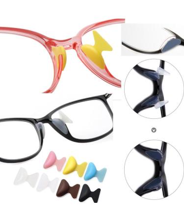 LekLai Eyeglass Nose Pads - 5 Pairs Black & Transparent Silicone | Comfort & Support for All Eyewear - International Shipping Available - Buy Online on GoSupps.com