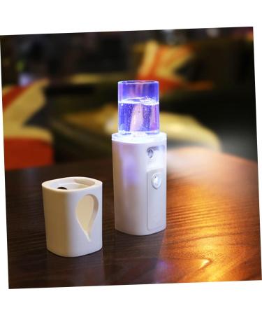 Outanaya Handheld Facial Sprayer Cool Face Mist Steamer Nano Facial Mister Makeup Brishes Face Sprayer White - Buy Online on GoSupps.com