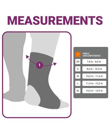 HIDROLIGHT - Ankle Brace - Compression Ankle Support  Adjustable - Stabilize Ligaments  Fasciitis Relie  Achilles Tendon  Minor Sprains  Injury Recovery  Sprained Ankle- Sports  Men & Women -Black  Small - Buy Online on GoSupps.com