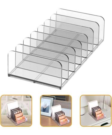 Beaupretty 2pcs Eyeshadow Tray Storage Box - Clear Cosmetics Organizer with Divided Sections for Palettes & Lipstick Display - Buy Online on GoSupps.com