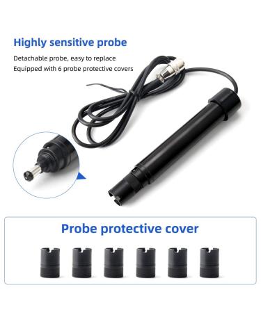 Dissolved Oxygen Meter Professional Digital Pen Type Dissolved Oxygen Test 0.0-40.0mg/L Dissolved Oxygen Detector for for Aquarium Aquaculture - Buy Online on GoSupps.com