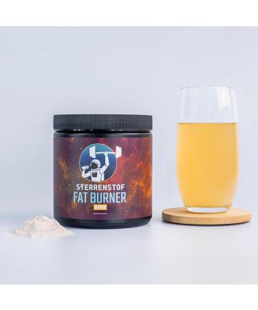 Sterrenstof Fat Burner Mango - Appetite Suppressant with L-Carnitine Green Tea & Caffeine | 300g Powder for Quick Weight Loss | 50 Portions - Buy Online on GoSupps.com