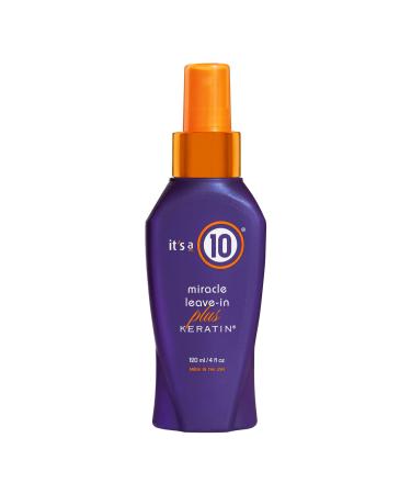 It's a 10 Haircare Miracle Leave-In Plus Keratin, 4 Fl. Oz (Pack of 1) Sunflower 4 Fl Oz (Pack of 1)