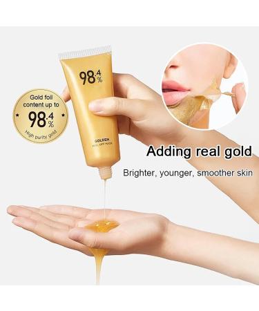 NEWUREHO 3 Pack 98.4% Gold Peel Off Facial Mask Golden Exfoliating Mask for Blackhead and Pore Cleansing Gold Foil Tear off Mask Anti-Aging Anti-wrinkle Reduces Fine Lines and Deep Cleansing - Buy Online on GoSupps.com